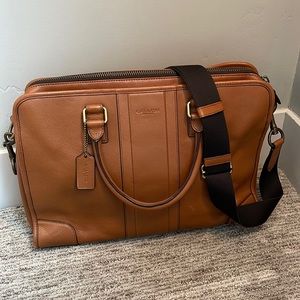 Coach | Leather Laptop Bag | Brown